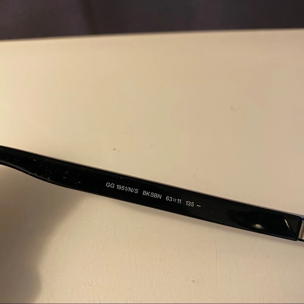 🔥 Gucci GG1951/N/S BK5BN  63 135‎ vintage sunglasses